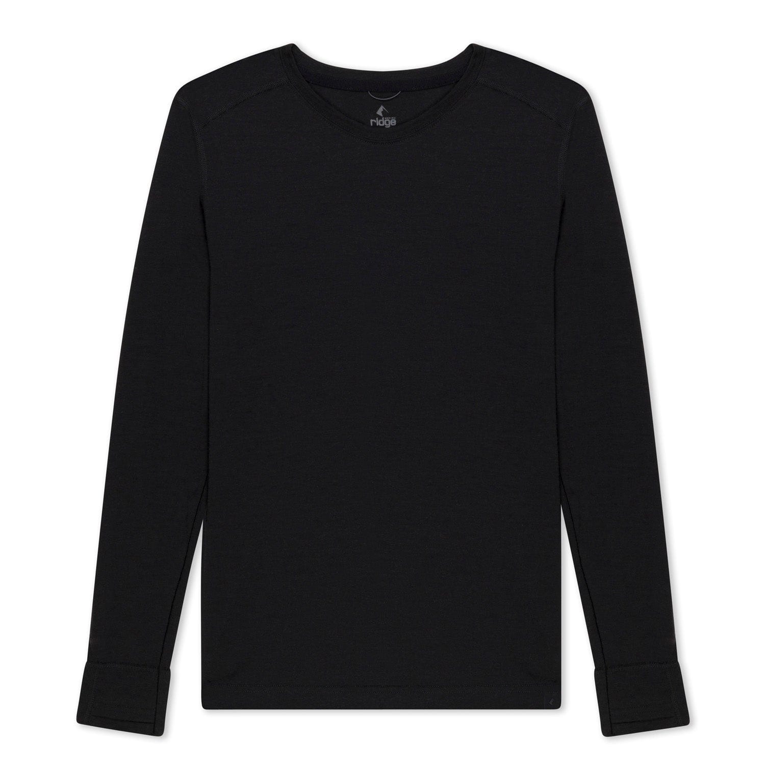 Men's Pursuit Ultralight Long Sleeve Merino Shirt in Black