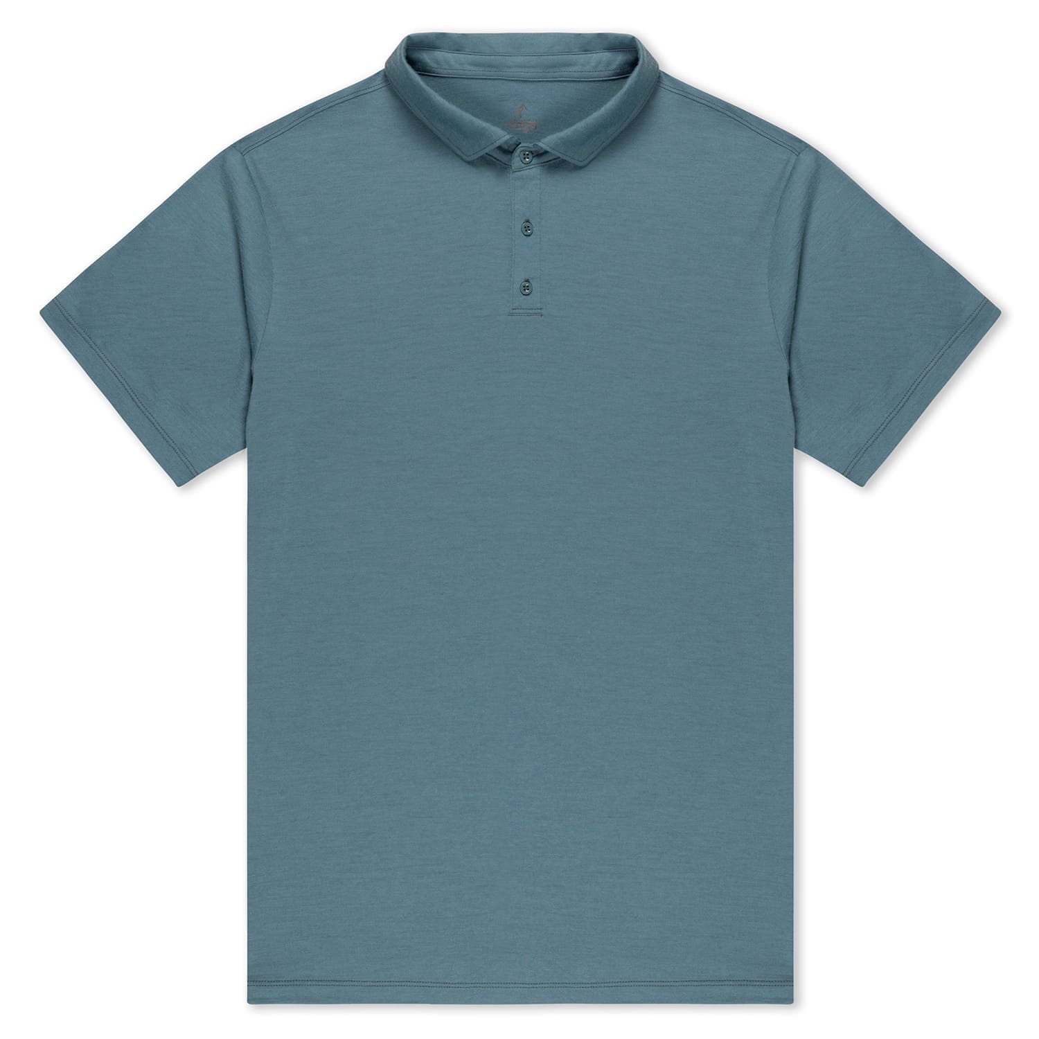Men's Polo Merino Shirt in Blue