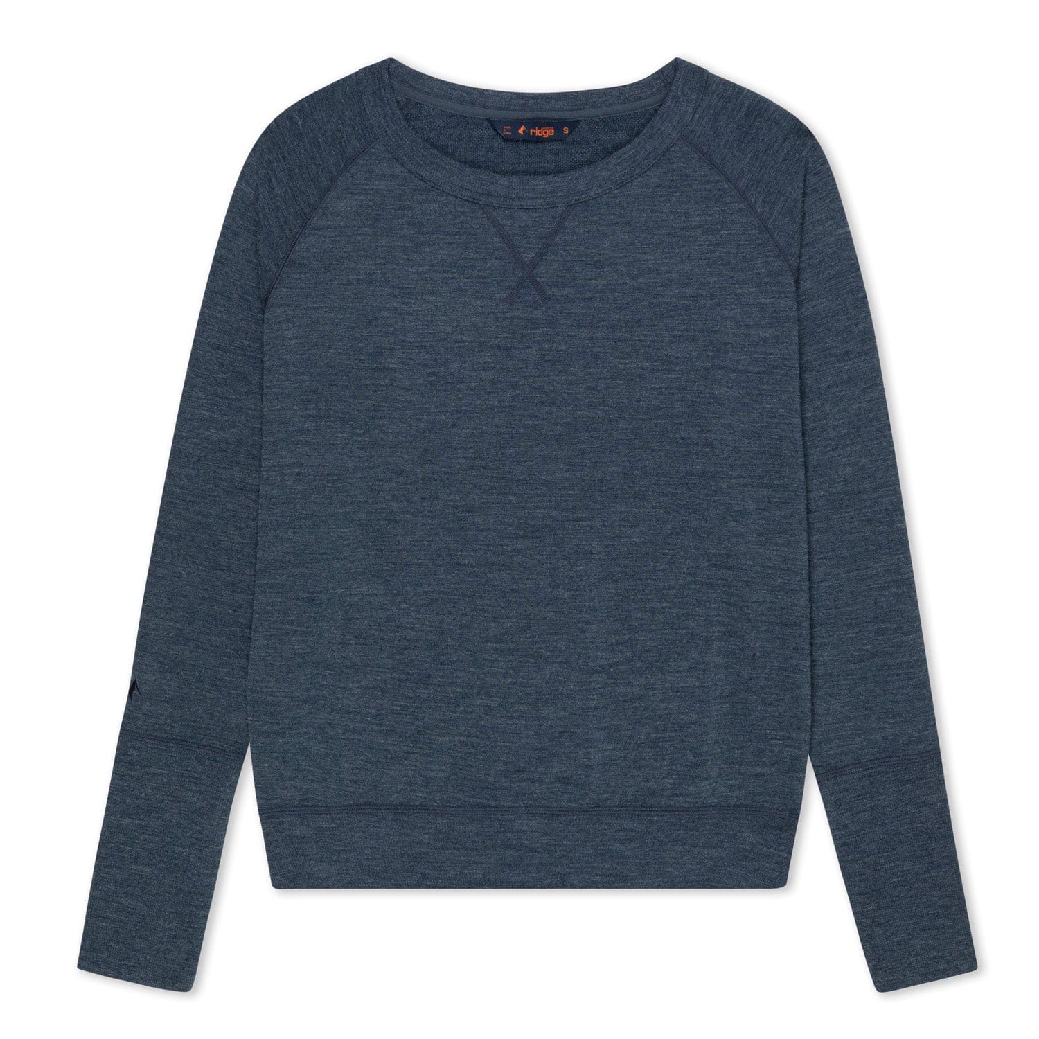 Women's Natural Crew Sweatshirt in Outerspace Heather