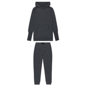 Natural Jogger and Hoodie matching travel set in Charcoal Heather