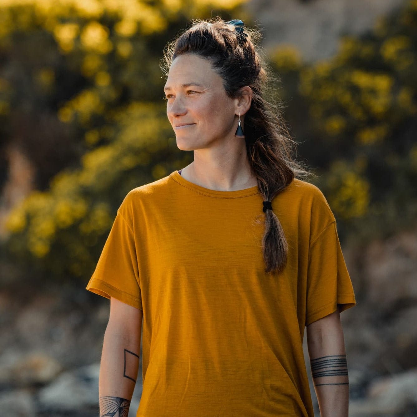 Women's Natural Merino Tencel Relaxed Tee