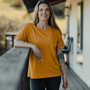 CLEARANCE Women's Natural Merino Tencel Relaxed Tee