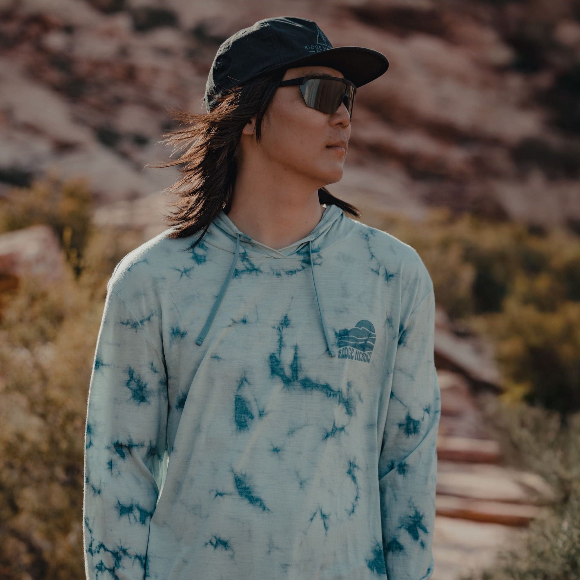 Men's Solstice Tie-Dye Lightweight Pullover Hoodie