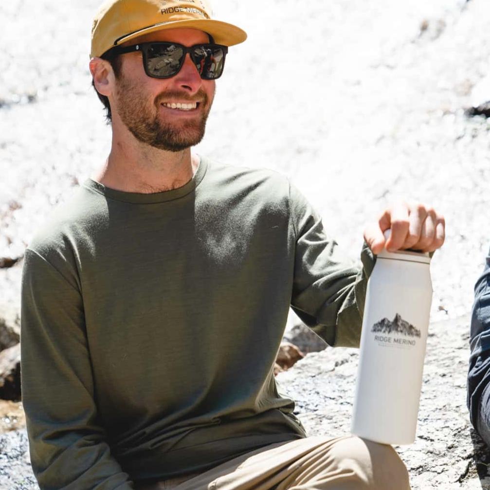 MiiR X Ridge 32oz Wide Mouth Bottle - White