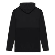 Men's Pursuit Ultralight Air Merino Hoodie in black from the back