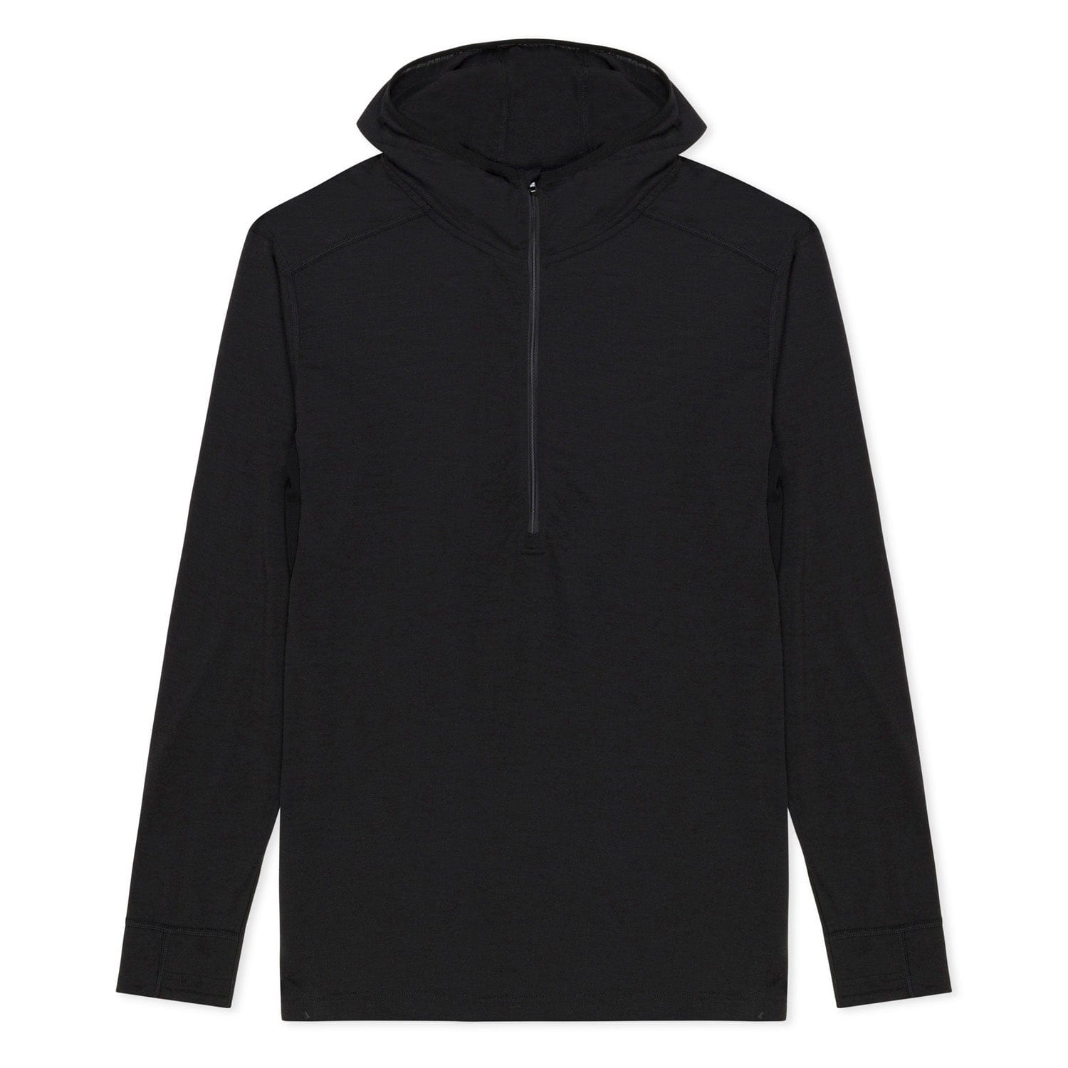Men's Pursuit Ultralight Air Merino Hoodie in Black