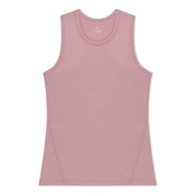 Women's Merino Wool Racerback Tank in Woodrose