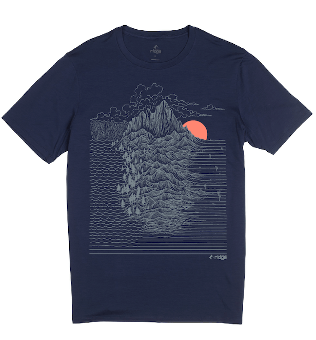 a Ridge Collective-exclusive Ridge Merino printed t-shirt