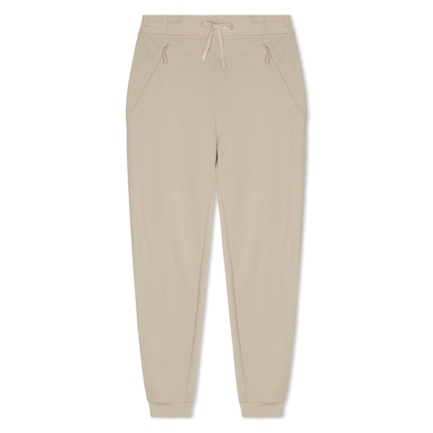 Women's 100% Merino Wool Hyde Joggers in Sand (beige)