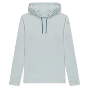 Women's Merino Wool Solstice Sun Hoodie in Ice Flow