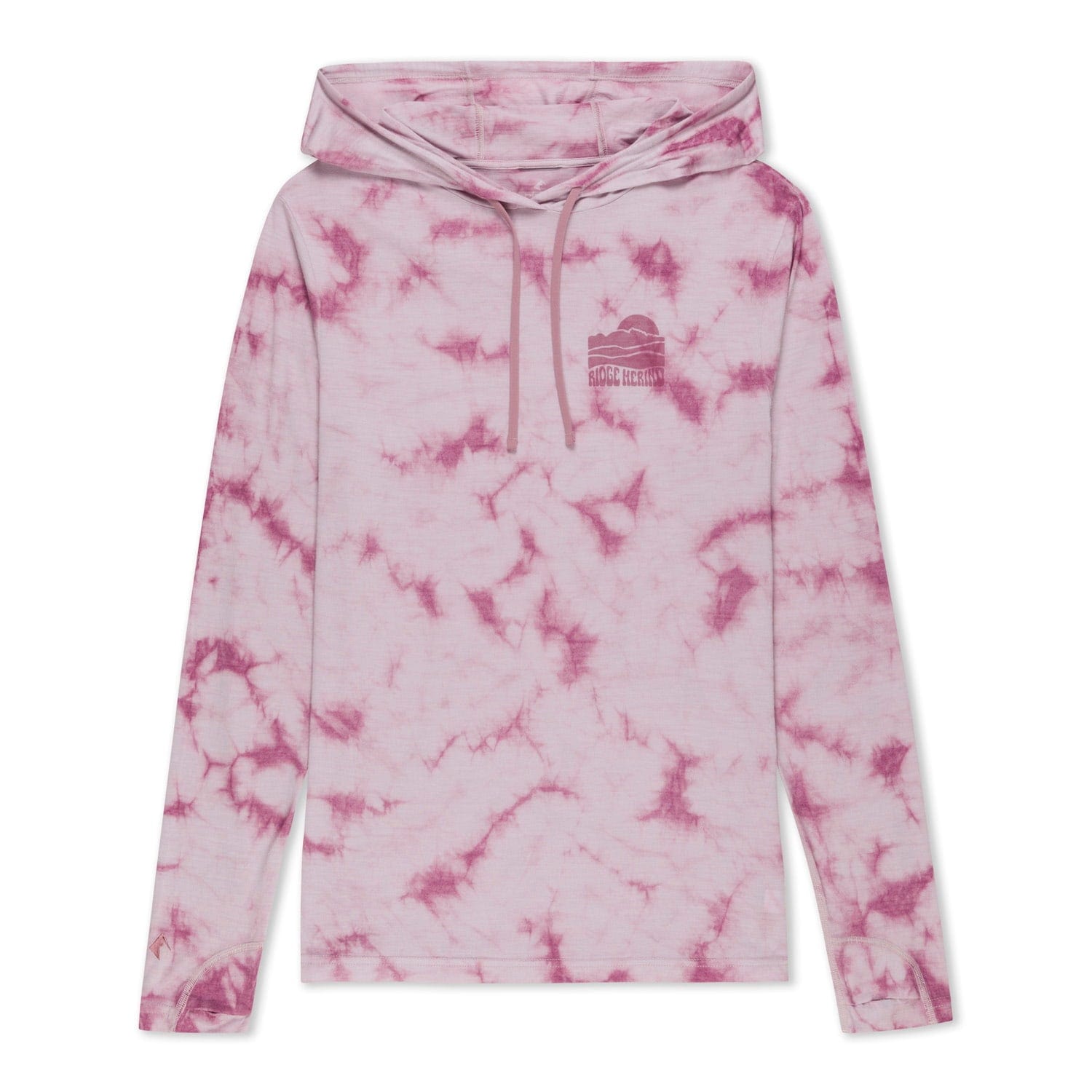 Women's Solstice Tie-Dye Lightweight Sun Hoodie Ridge Merino