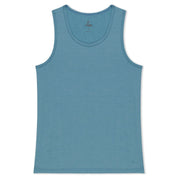 Women's Wander Merino Tank in Smoke Blue