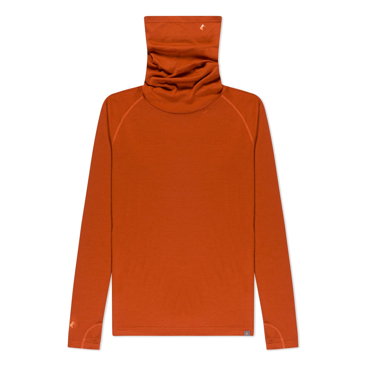Women's Aspect Merino High Neck Base Layer Top in Cinnamon