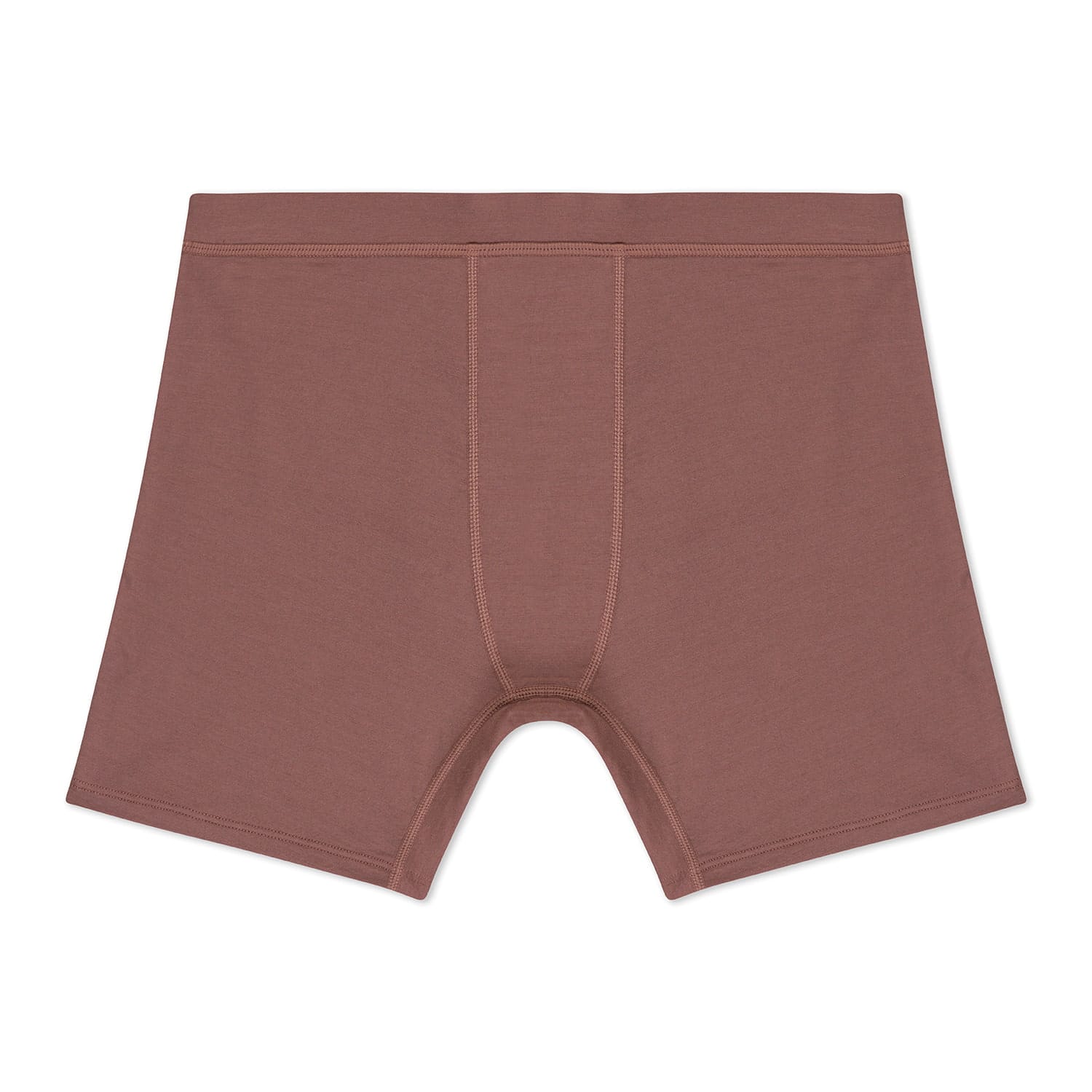 Women's Merino Boy Shorts Long Inseam in Nutmeg