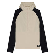 Women's Convict Canyon LT Grid Fleece Hoodie in Sand and Black