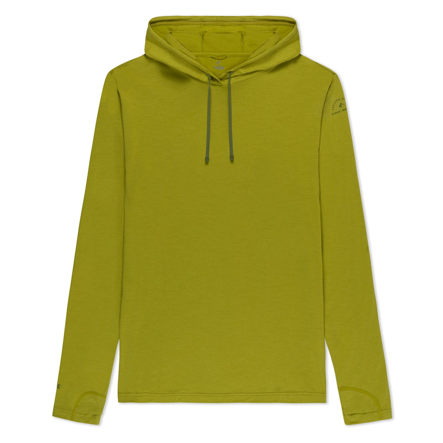 Women's Solstice Merino Sun Hoodie in Golden Lime