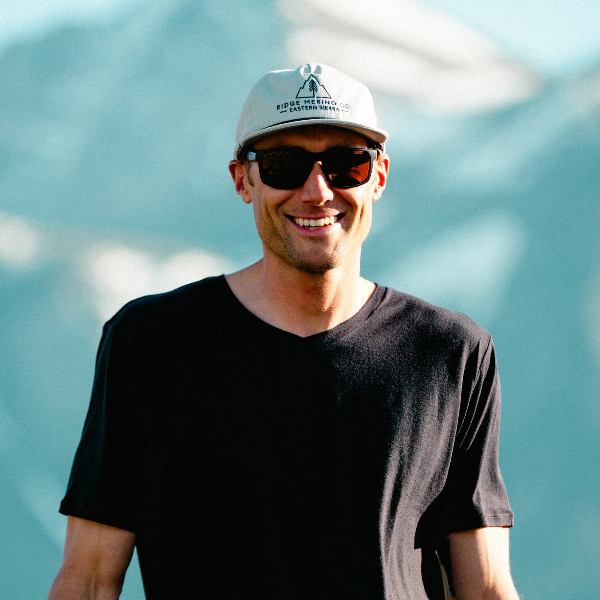 a man wearing an Eastside Ripstop Snapback Hat
