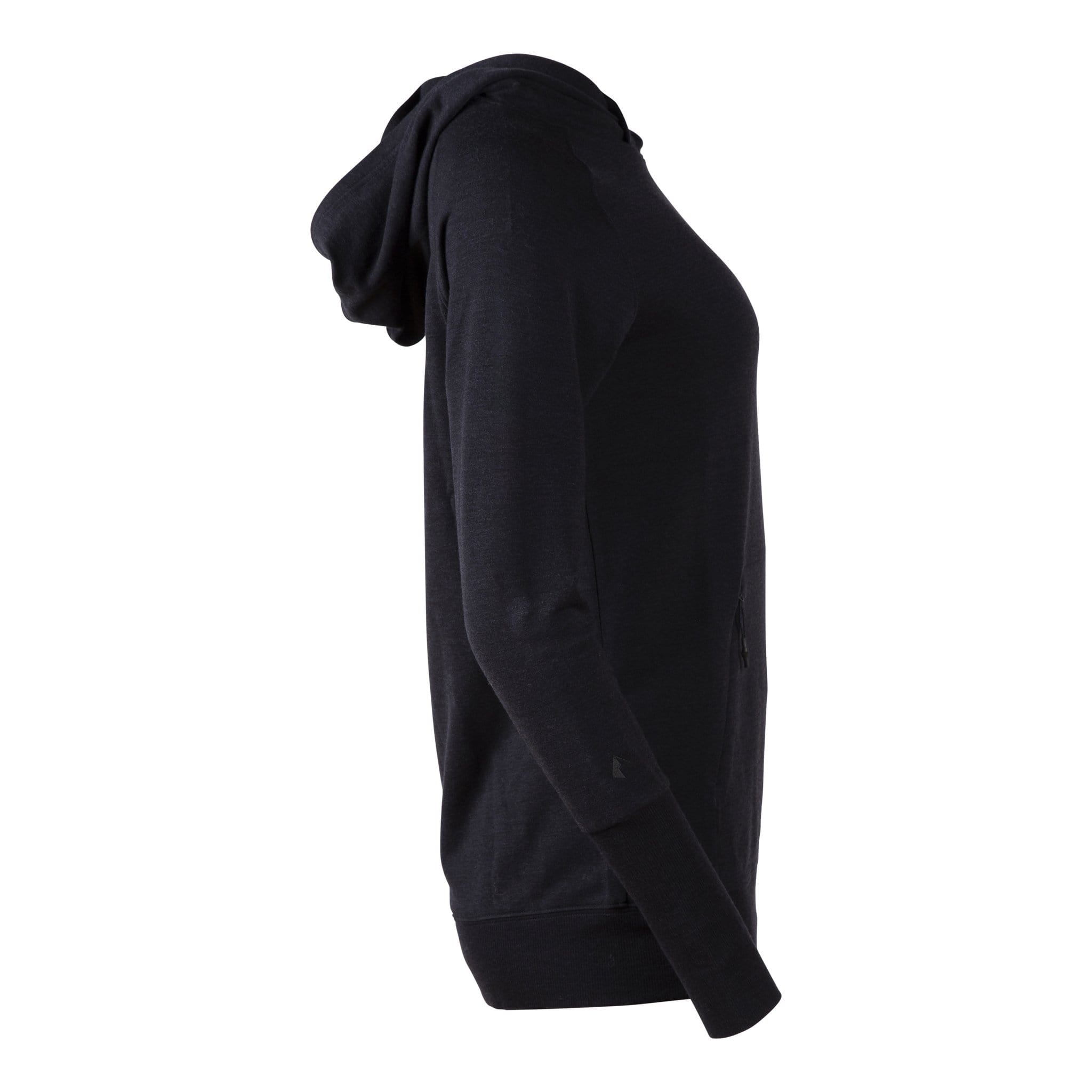Women's Natural Tencel Hoodie in Black