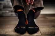 a close up of Ridge Merino socks