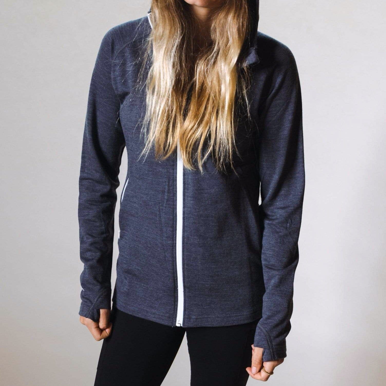 Women's Hyde Merino Wool Hoodie Full Zip