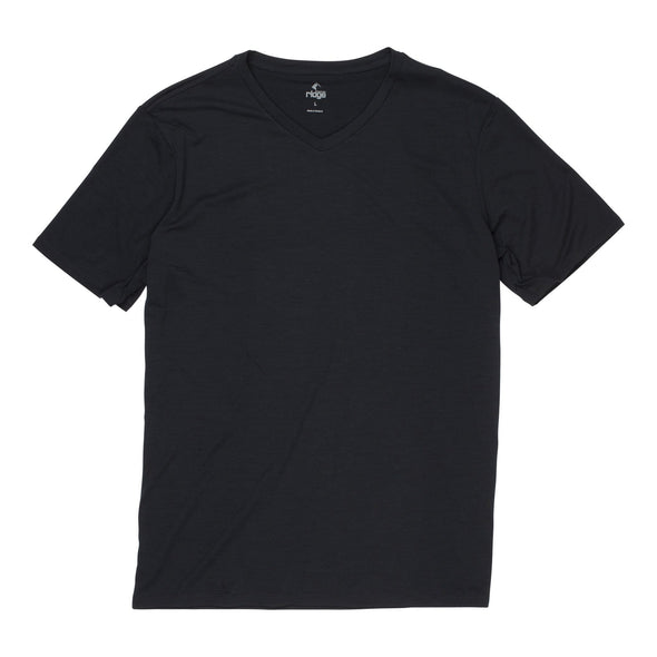 Men's Journey V-neck Merino Wool T-shirt – Ridge Merino