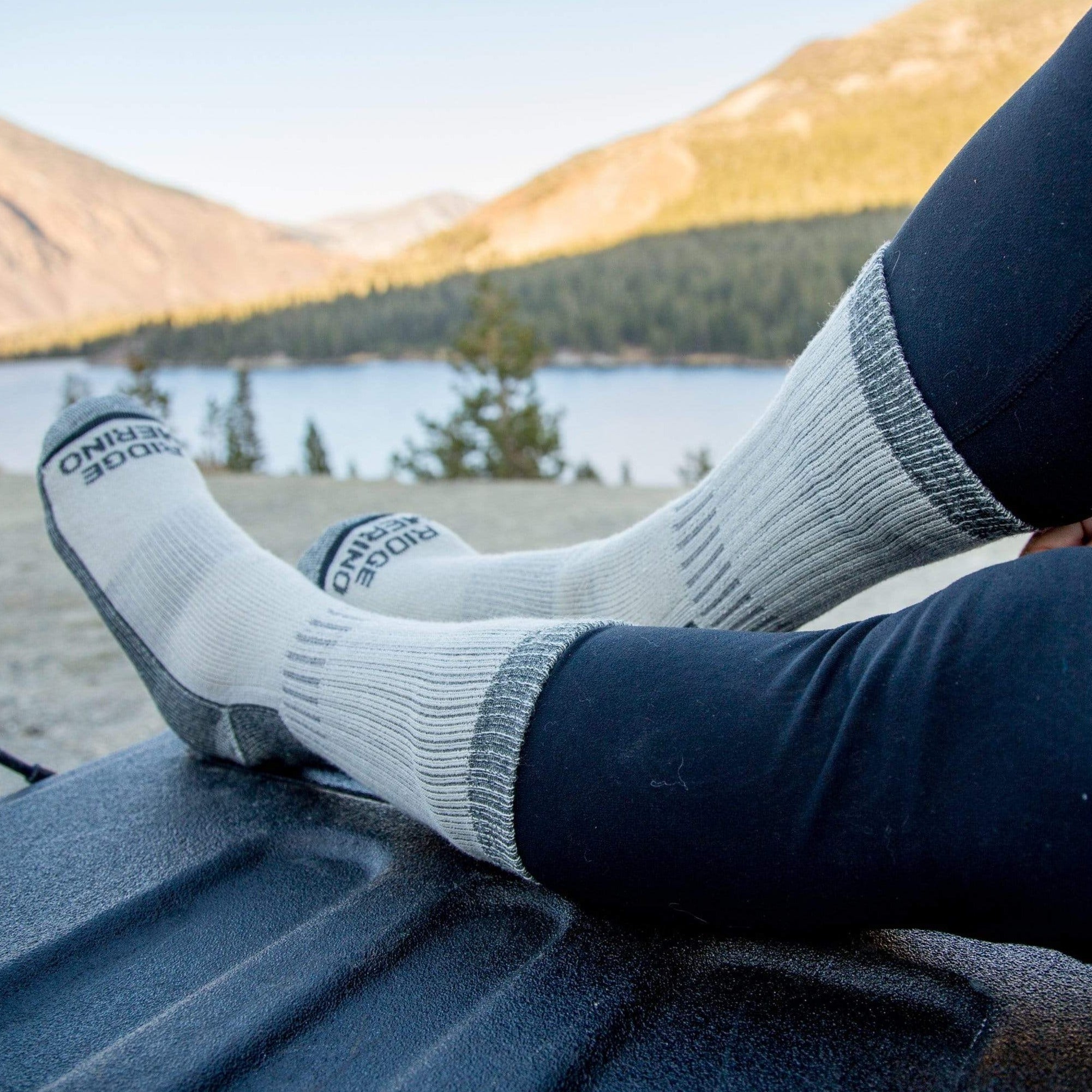 Medium Weight Hiking Crew Socks - Owens