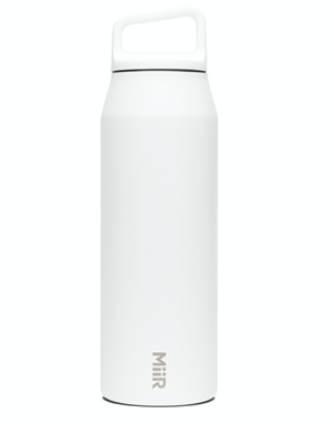 MiiR X Ridge 32oz Wide Mouth Bottle - White | Ridge Merino MiiR X Ridge 32oz Wide Mouth Bottle - White | Ridge Merino