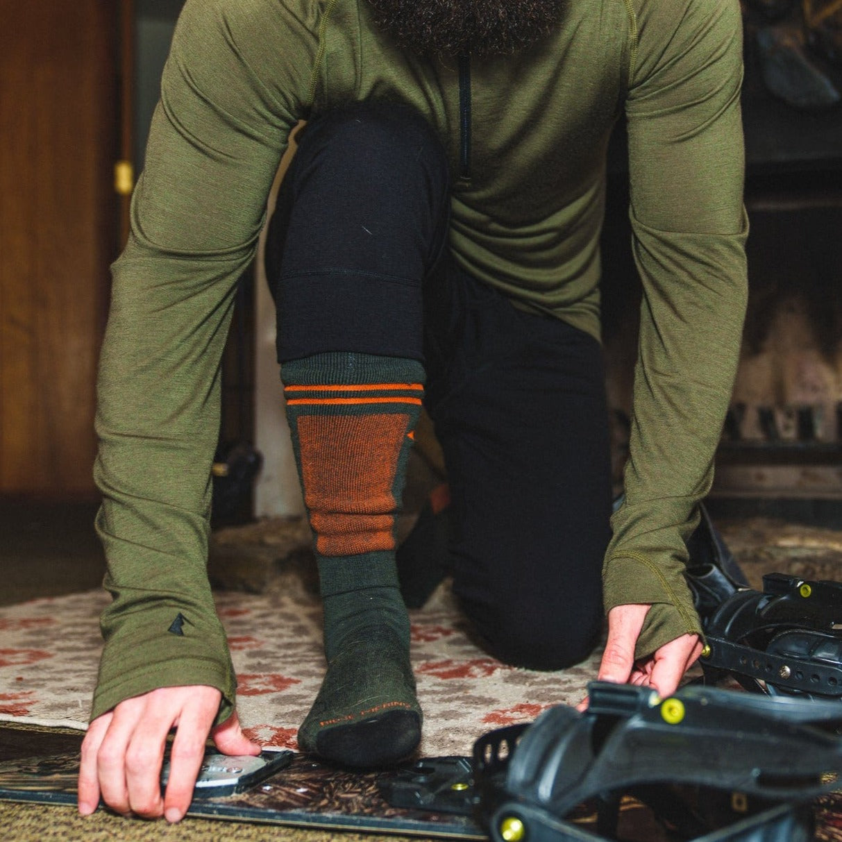 Men's Merino Wool Base Layer Bottoms Ridge Merino