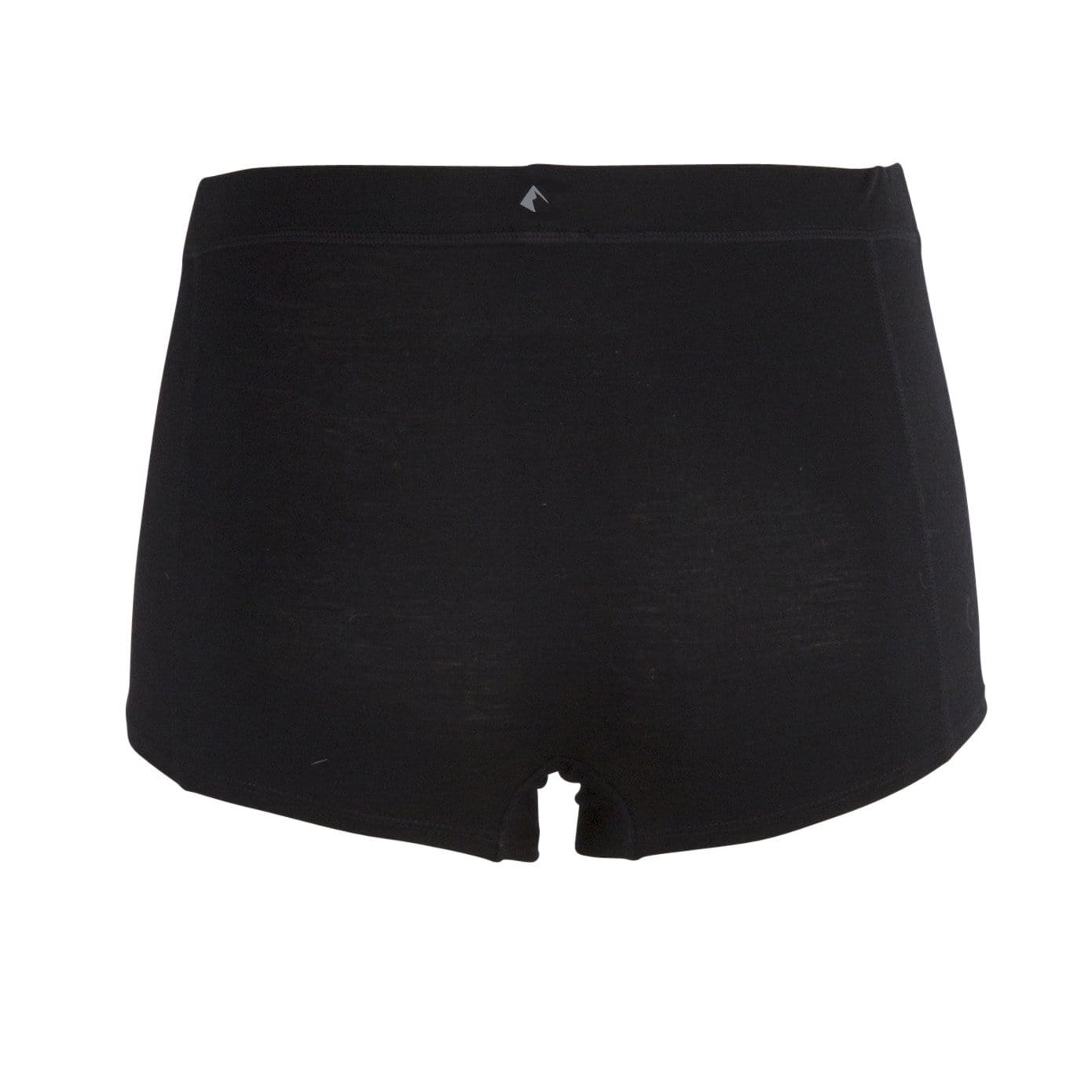 Back of black Merino wool underwear boy shorts